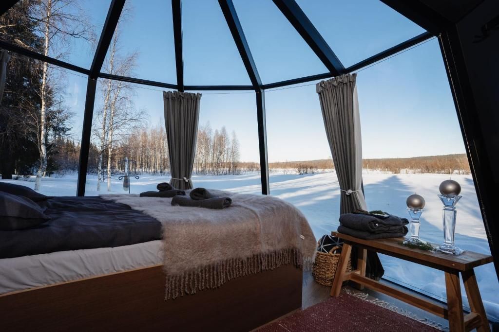 Дома для отпуска Ollero Eco Lodge (including a glass igloo) Рованиеми-92